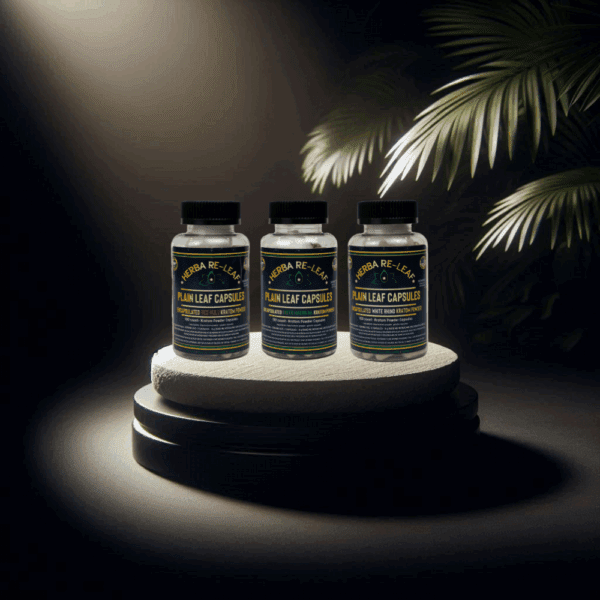 Plain Leaf Capsules  - 100 Pack